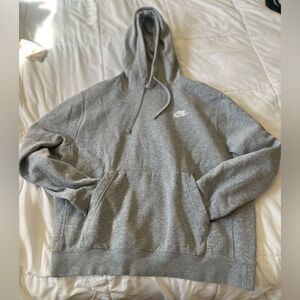 Nike Heather Gray Pullover Hoodie